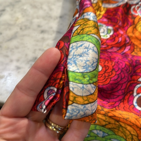 Vintage amazing bohemian retro ruffle collar handmade blouse - Picture 6 of 6